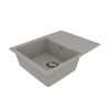 Кухонная мойка LeMark Imandra 640 9910021 65х50 цвет серый поверхность матовая