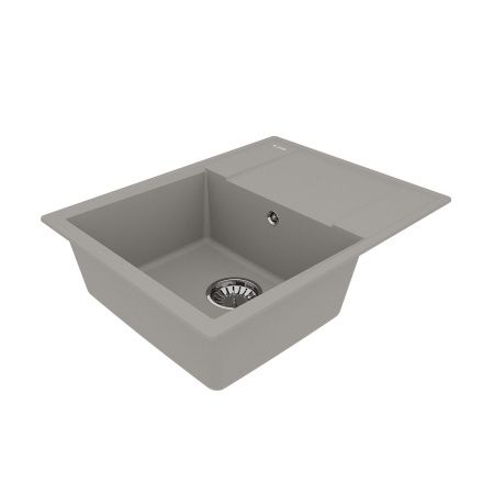 Кухонная мойка LeMark Imandra 640 9910021 65х50 цвет серый поверхность матовая