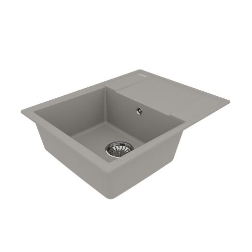 Кухонная мойка LeMark Imandra 640 9910021 65х50 цвет серый поверхность матовая - фото 2