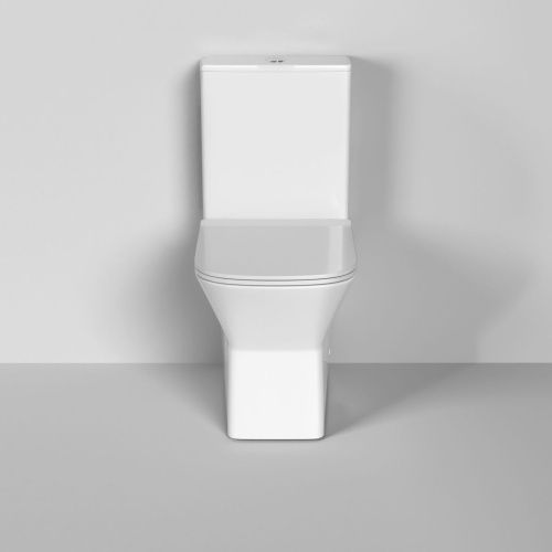 Унитаз напольный с бачком Grossman Cristal GR-4471S белый с сиденьем микролифт безободковый каскадный смыв - фото 3