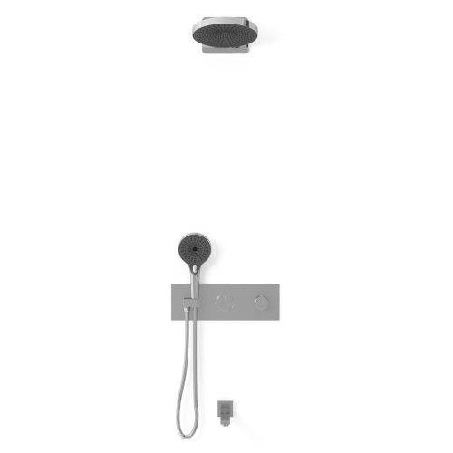 Душевая система Vincea VSFW-432TI1CH встраиваемая в стену цвет хром с термостатом - фото 3