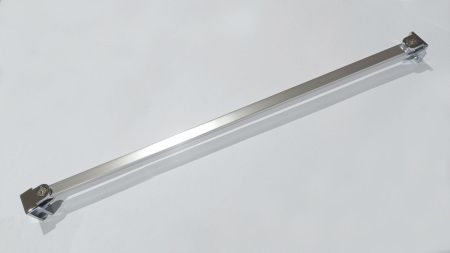 Душевая дверь Abber Zart AG08120 120х195 стекло прозрачное профиль хром