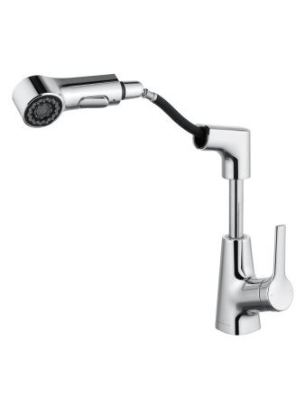 Смеситель Wonzon & Woghand WW-121B108-CR на раковину хром