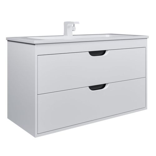 Тумба с раковиной Uperwood UPD Modul 393020562 100х50 цвет белый - фото 3