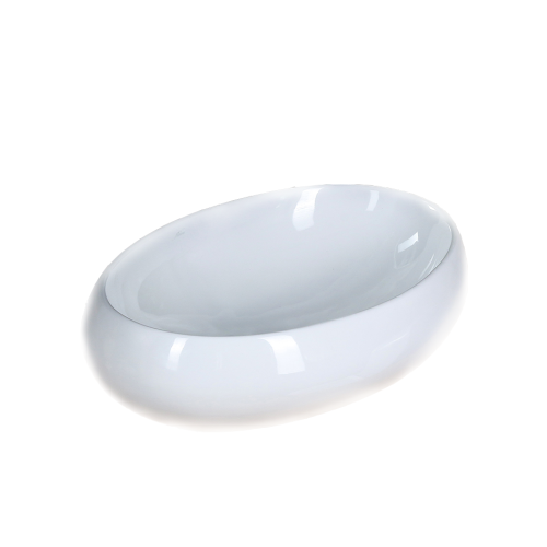 Раковина из сантехнического фарфора Melana 320317-805 50х40 накладная цвет белый без отверстий под смеситель - фото 2