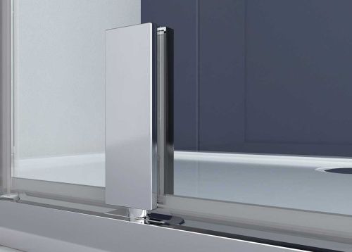 Душевой уголок Vincea Penta VSP-3P100CLB 100х100 стекло прозрачное профиль черный без поддона - фото 5