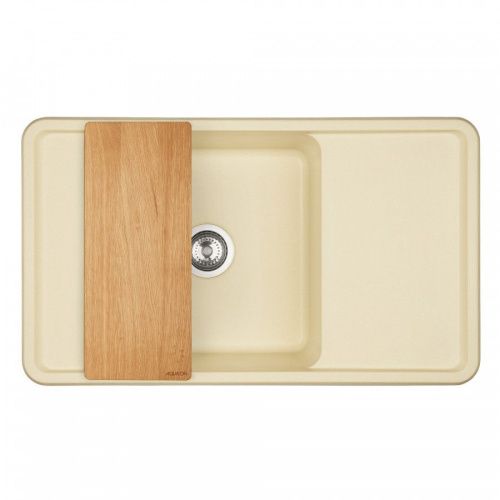 Кухонная мойка Aquaton Беллис 1A724832BS290 85х50 цвет бежевый - фото 5
