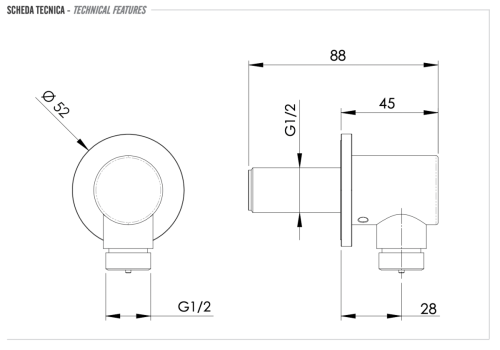 Шланговое подключение Remer X Style Inox SS309 - фото 2