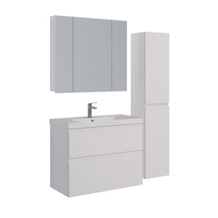 Тумба под раковину LeMark Veon LM01V90T 90х40 напольная цвет белый