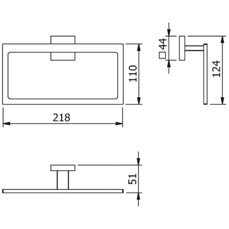 Полотенцедержатель Langberger LEDRO 21838A