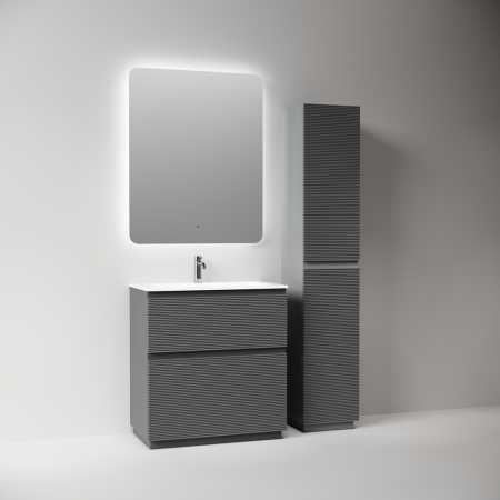 Тумба под раковину Sancos FOLK Floor FL80FGS 80х40 напольная цвет серый