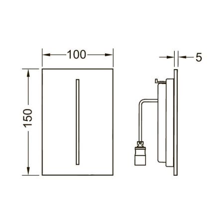Лицевая панель Tece TECEfilo 9242075