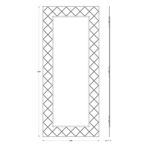 Зеркало Evoform Florentina BY 5007 60х140 подвесное - фото 2