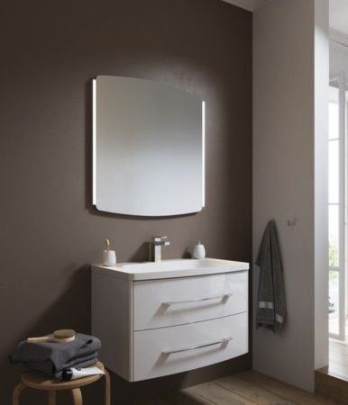 Тумба под раковину Aqwella Y NER0108 80х50 подвесная цвет белый