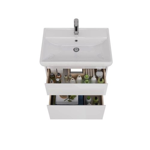 Тумба под раковину LeMark Combi LM03C70T 60х40 напольная цвет белый - фото 3