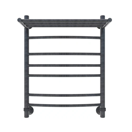 Полотенцесушитель водяной Veconi Nemi-B N6050GR-B 50х60 серый - фото 2