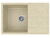 Кухонная мойка Uperwood ECON UPD-507 4010202109 75х50 цвет бежевый поверхность матовая