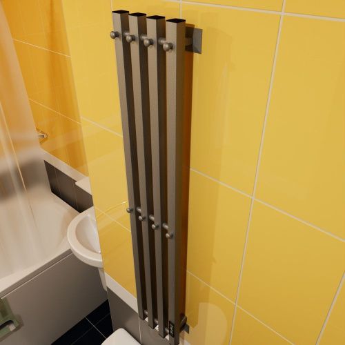 Полотенцесушитель электрический Altasan АргоПроф АргоПроф12021Г 20х120 серый - фото 3