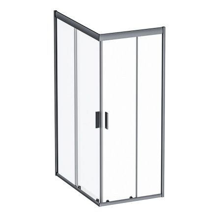 Душевой уголок Am.Pm Gem W90G-404-120280-BT 120х80 стекло прозрачное профиль черный без поддона