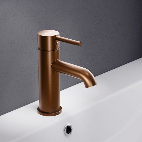 Смеситель Damixa Scandinavian Pure 360210500 на раковину розовое золото - фото 4