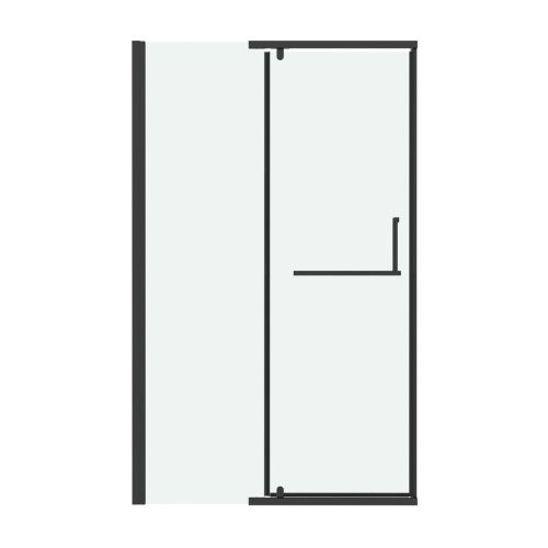 Душевая дверь Grossman Pragma 100.K33.03.110.21.00 110х195 стекло прозрачное профиль черный