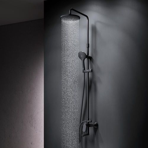 Душевая стойка Am.Pm Sunny F0785C922 настенная цвет черный - фото 3