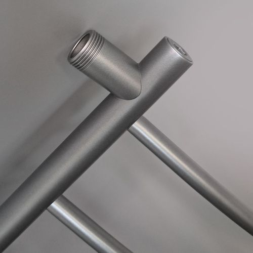 Полотенцесушитель водяной Indigo Arc LASW70-40GFM-б/п-60 50х70 серый - фото 3