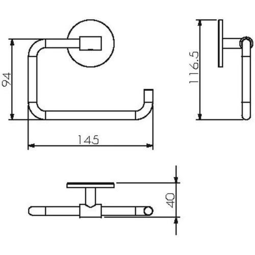 Бумагодержатель Langberger MOLVENO 30843A - фото 2