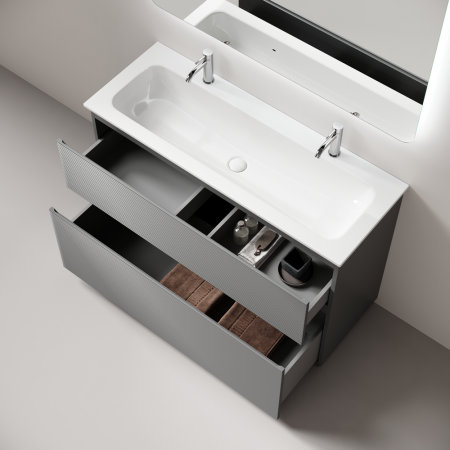 Тумба под раковину Sancos FOLK Floor FL120FES 120х40 напольная цвет серый