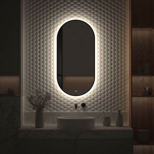 Зеркало в ванную Defesto AURA DF 2924S 50х100 - фото 5