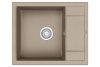 Кухонная мойка Granula 6002, ПЕСОК 60х50 цвет бежевый поверхность матовая