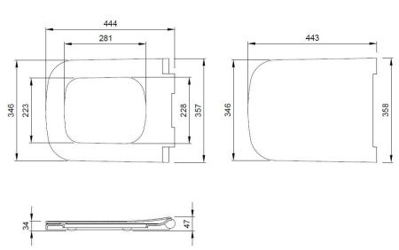 Крышка сиденье Allen Brau Infinity 4.21013.20