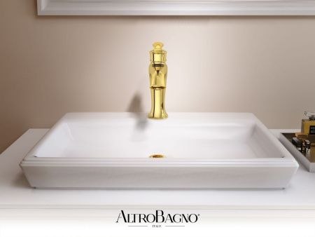 Смеситель AltroBagno Beatrice AltroBagnoBeatrice0114Or на раковину золото