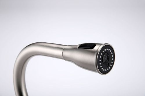 Смеситель для кухни Paulmark LANGE La214212-BS на мойку никель - фото 2