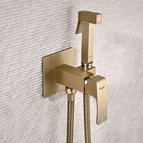 Гигиенический душ со смесителем Raglo R01 R01.52.03 золото - фото 4