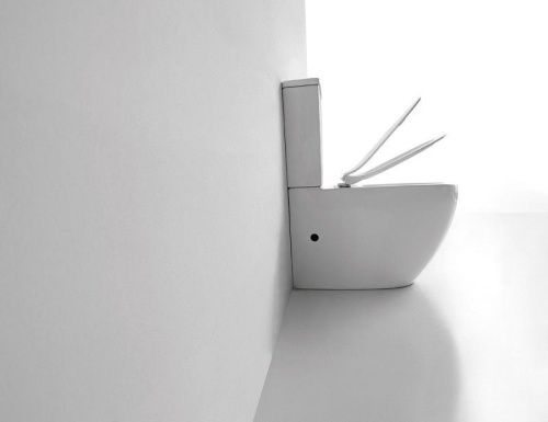 Унитаз напольный с бачком CeramaLux 2176 белый с сиденьем микролифт каскадный смыв - фото 5