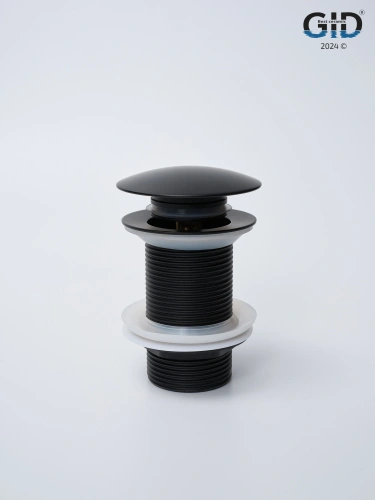 Донный клапан Gid Minucia 76602K черный - фото 2