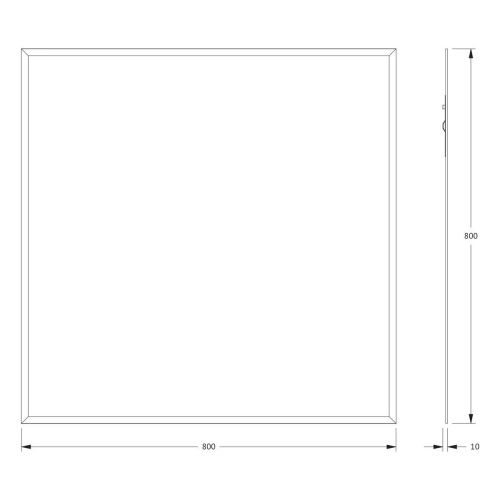 Зеркало Evoform Comfort BY 0921 80х80 подвесное - фото 2