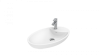 Раковина из сантехнического фарфора Creavit Minamal MN065-00CB00E-0000 70х40 накладная цвет белый