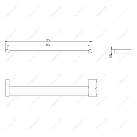 Полотенцедержатель Melana 865002