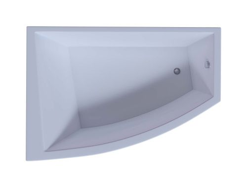 Ванна акриловая Aquatek Оракул ORK180-0000004 180х125 пристенная асимметричная с каркасом без ручек