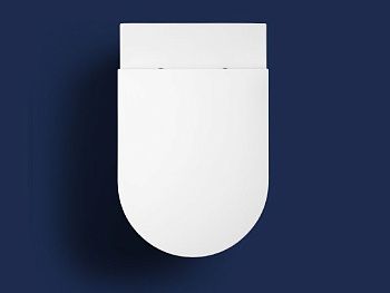 Чаша унитаза подвесная Hatria Centrica Y9DE01 цвет белый без сиденья безободковая душевой смыв