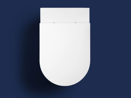 Чаша унитаза подвесная Hatria Centrica Y9DE01 цвет белый без сиденья безободковая душевой смыв