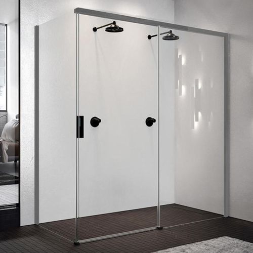 Боковая стенка Novellini Opera OPEFH89S-1K 120х200 стекло прозрачное профиль хром