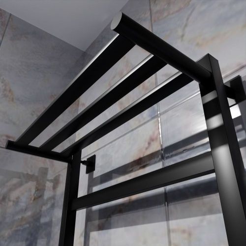 Полотенцесушитель электрический Altasan ПарусПроф ПарусПроф8050ПЧМ 55х80 черный - фото 5