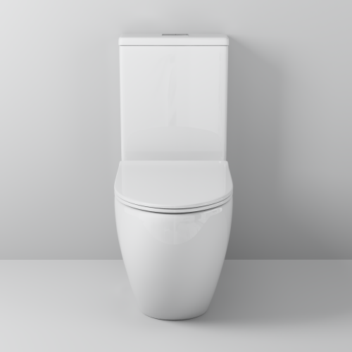 Унитаз напольный с бачком Grossman GR-4446BMS черный с сиденьем микролифт безободковый смыв торнадо - фото 3