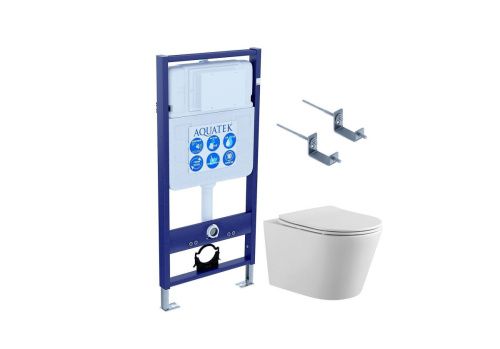 Сет унитаз + инсталляция Aquatek Set AQUATEK ВЕГА-KKI2