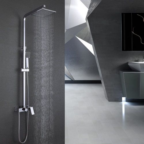 Душевая стойка Abber AF8220 настенная цвет хром - фото 3