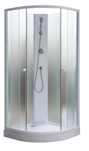 Душевая кабина Parly Effect TMF911 85х85 четверть круга без крыши ориентация универсальная