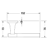 Бумагодержатель Duravit Starck T 99371000